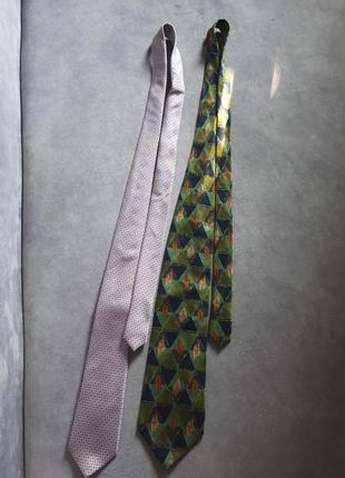 Галстук галстуки галстук из натурального шелка набор из 2 шт.1 фото