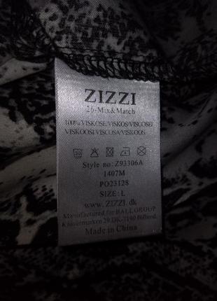 Стильное платье, удлинённая туника мега-батал 100% вискоза zizzi (дания)10 фото
