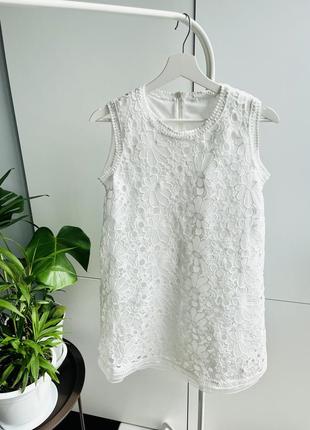 🤍сукня плаття жіноче білого кольору olko