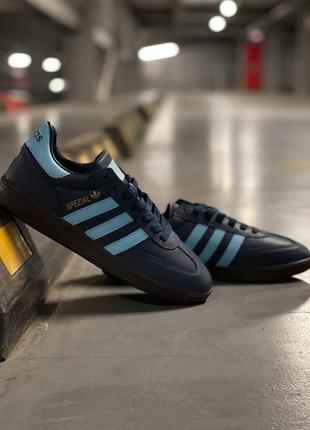 Демисезонные темно-синие кроссовки adidas spezial темно-сині чоловічі кросівки adidas spezial
