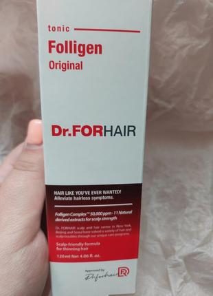 Стимулирующий тоник для роста волос dr.forhair folligen tonic, 120мл