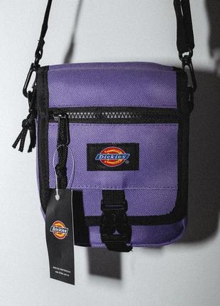 Мессенджер dickies, сумка дикос фиолетовая, борсетка через плечо, бананка унисекс