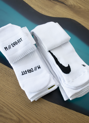 Високі спортивні шкарпетки nike sk0118-100 білі м 38-422 фото