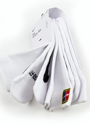 Високі спортивні шкарпетки nike sk0118-100 білі м 38-426 фото