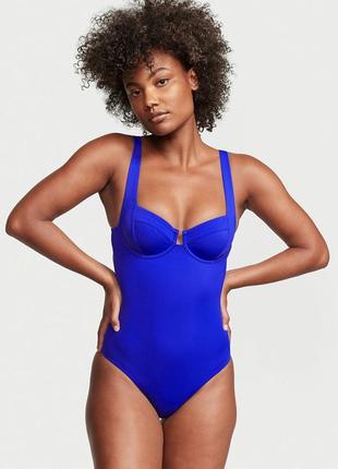 Стильный купальник-монокини full-coverage от victoria's secret blue oar
оригинал