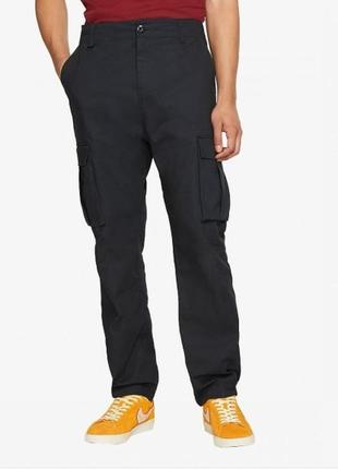 Штаны, карго брюки nike sb kuwait ftm cargo pants black