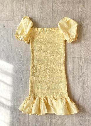 Жовта сукня жатка4 фото