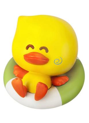 Іграшка для купання з тестером температури води infantino "каченятко на відпочинку", 205052