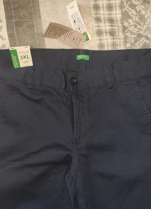 Брюки чинос benetton slim 3xl 170cm2 фото