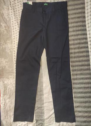 Брюки чинос benetton slim 3xl 170cm1 фото