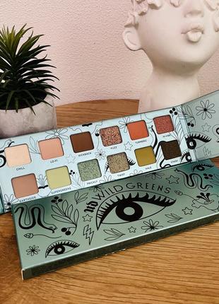 Оригинальный палитра теней urban decay wild greens eyeshadow palette оригинал палетка теней