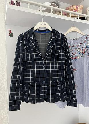 Крутой пиджак жакет в клетку street one