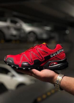 Стильные ядовые кроссовки salomon speedcross 3