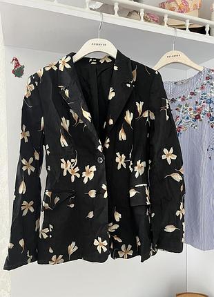 Крутой льняной пиджак жакет asos