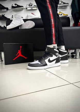 Мужские кроссовки найк высокие nike air jordan 1