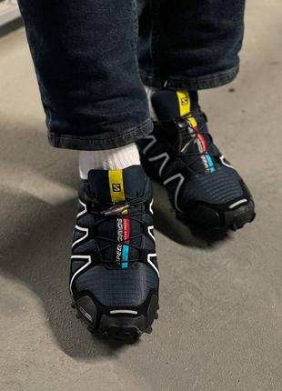 Стильные ядовые кроссовки salomon speedcross 38 фото