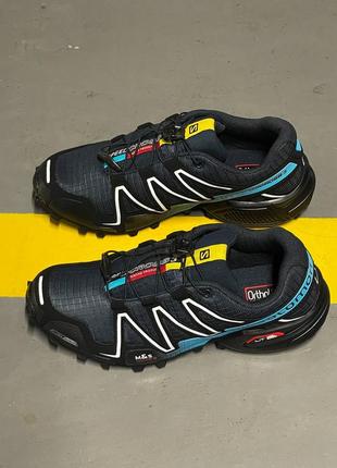 Стильные ядовые кроссовки salomon speedcross 34 фото