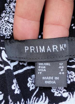 Primark юбка р.м, вискоза, на запах, пояс на резинке.3 фото