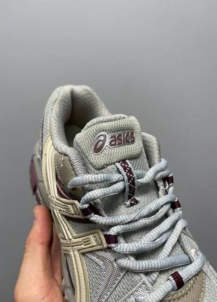 Чоловічі кросівки asics gel-kahana 8 grey burgundy3 фото