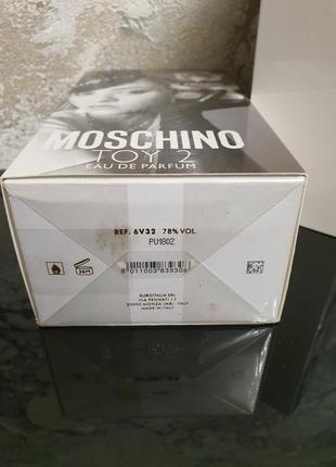 Moschino toy 2💥original eau de parfum 100 мл парфюм.вода9 фото