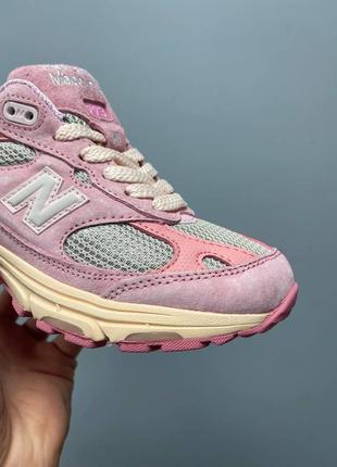 Женские кроссовки розовые new balance 993 pink joe freshgoods performance art powder pink4 фото