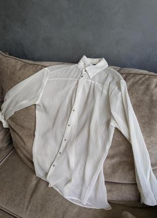 Белая нежная рубашка4 фото