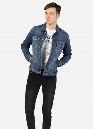 Джинсовый пиджак s pull &amp; bear обмен на спорт костюм с/м жен.