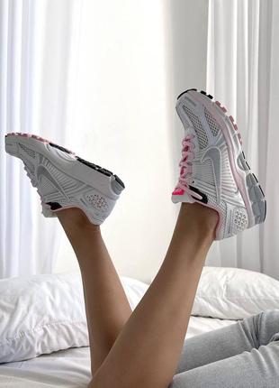 Женские кроссовки светлые текстиль nike zoom6 фото