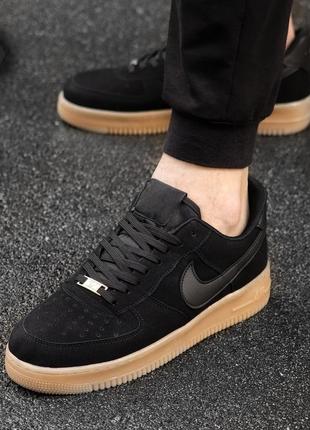 Мужские кроссовки nike air force 1 low black