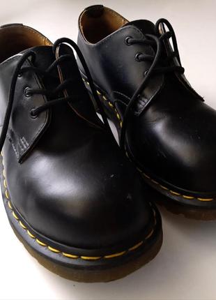 Черевики dr.martens чорні зі сталевим носком