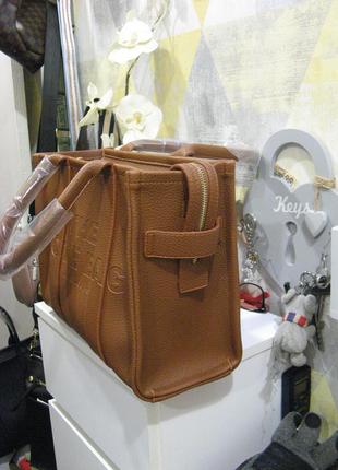 Сумка в стиле marc jacobs mini tote bag leather7 фото