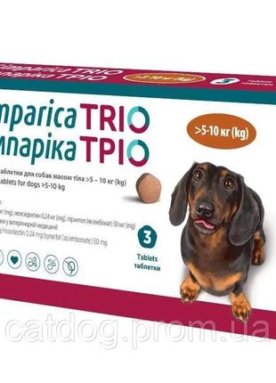 Жевательные таблетки для собак до 10 кгsimparica