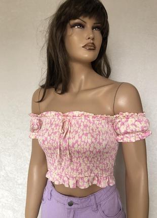 Топ еластичний zara р.м