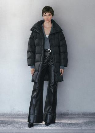 Пуховик пальто куртка massimo dutti