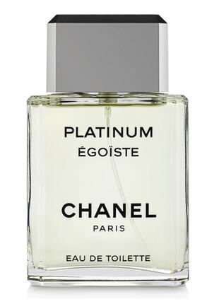 Chanel egoiste platinum мужская туалетная вода 100мл1 фото