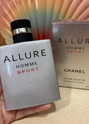 Chanel allure homme sport туалетная вода 100 ml шаннель альюр хоум спорт духи алюр хом парфюм мужской аромат1 фото