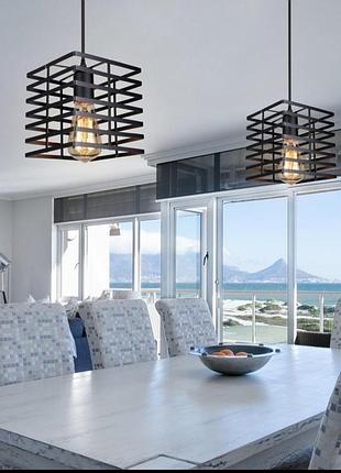 Стильний підвіс люстра в стилі лофт