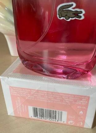 Туалетна вода lacoste l. 12.12 pour elle sparkling 90 ml жіночі лакост спарклінг лакоста рожева парфум  духи3 фото