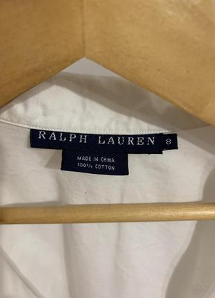 Біла базова блуза сорочка оригінал polo ralph lauren2 фото