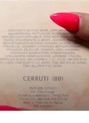 Cerruti 1881 pour femme туалетная вода 50 ml черутые черорти пурпур феммме фем женский парфюм духи 1881 аромат4 фото