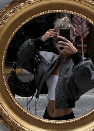 Куртка косуха шкірянка кожанка кожаная куртка zara
