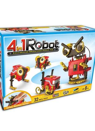 Конструктор cic робот 4 в 1 educational motorized robot kit 4 in 11 фото