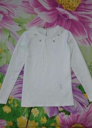 Праздничная школьная блуза кофточка на девочку many &amp;many1 фото