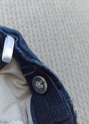 Дитячі джинси мінні 3-6 міс штани штанці для новонародженої дівчинки4 фото