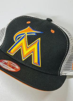 Кепка бейсболка new era  mlb miami marlins майами марлинс