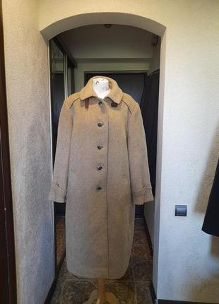 Винтажное пальто, лама1 фото