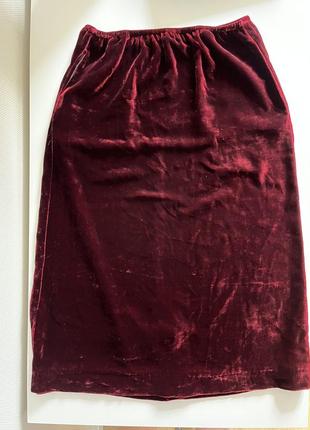 Велюровая юбка masscob la coryna