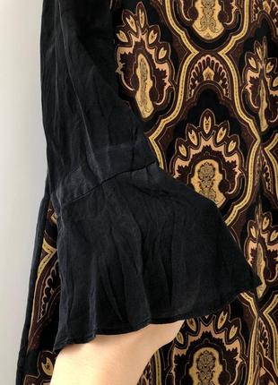 Сукня шовкова східний принт3 фото