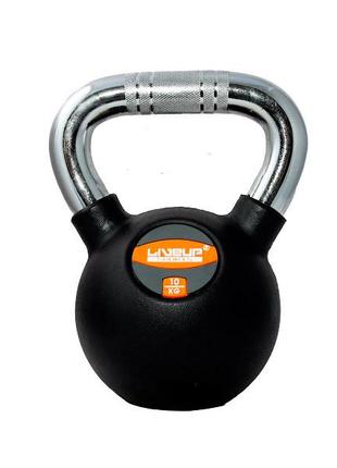 Гиря liveup rubber kettlebell ku-22