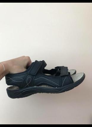 Landrover кожаные босоножки сандалии на липучке 394 фото